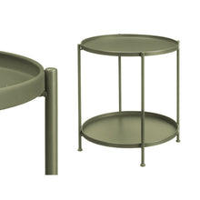 Carregar imagem no visualizador da galeria, Mesa de Apoio Verde em Metal
