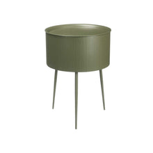 Carregar imagem no visualizador da galeria, Mesa de Apoio Redonda Verde em Metal

