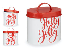 Carregar imagem no visualizador da galeria, Caixa em Metal &quot;Holly Jolly&quot;
