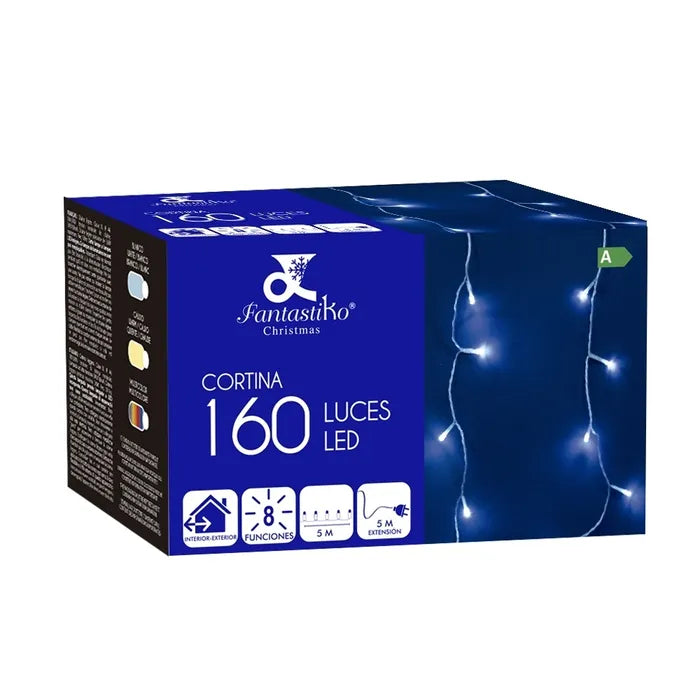 Cortina de 5M  c/160 LEDS Amarelos