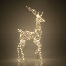 Carregar imagem no visualizador da galeria, Rena em Metal c/1440 LED 185cm
