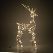Carregar imagem no visualizador da galeria, Rena em Metal c/1440 LED 185cm
