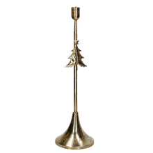 Carregar imagem no visualizador da galeria, Porta Velas Dourado em Metal 52cm
