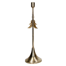 Carregar imagem no visualizador da galeria, Porta Velas Dourado em Metal 52cm
