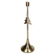 Carregar imagem no visualizador da galeria, Porta Velas Dourado em Metal 52cm
