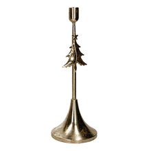 Carregar imagem no visualizador da galeria, Porta Velas Dourado em Metal 45cm
