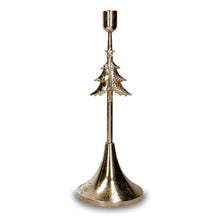 Carregar imagem no visualizador da galeria, Porta Velas Dourado em Metal 45cm
