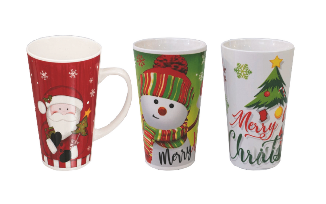 Caneca de Natal em Porcelana