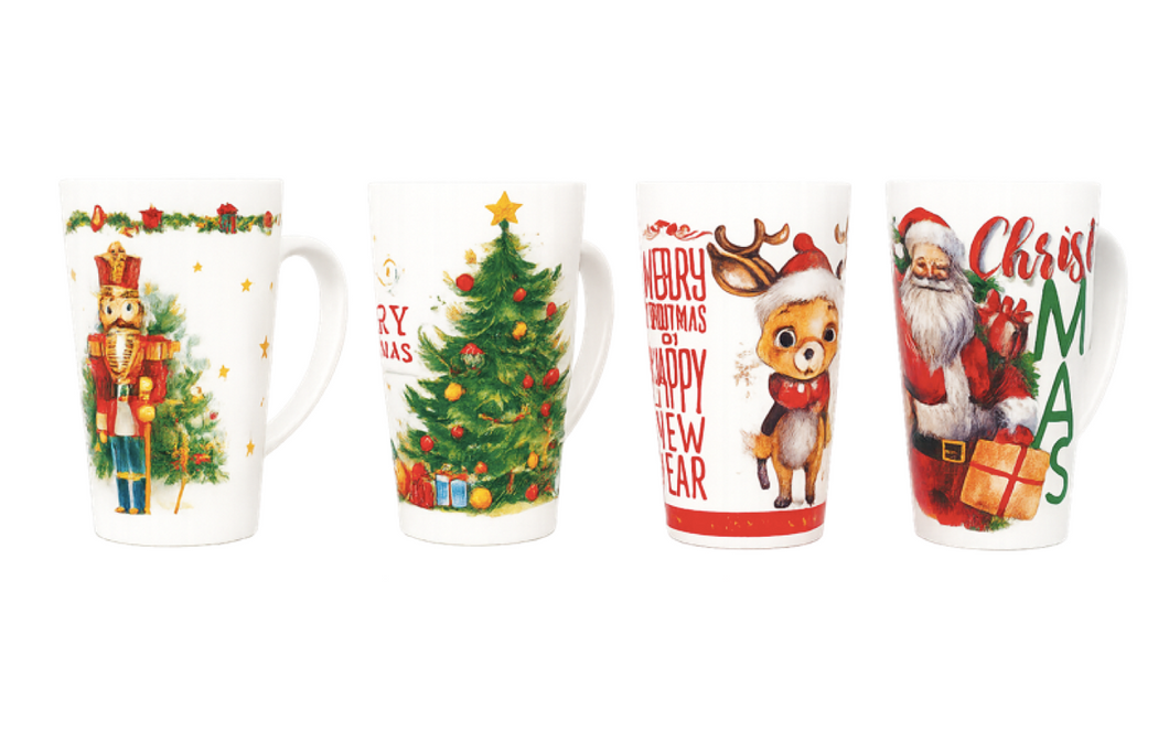 Caneca de Natal em Porcelana
