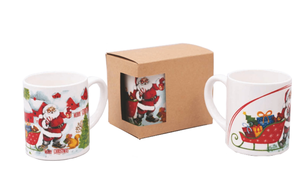 Caneca Pai Natal em Porcelana