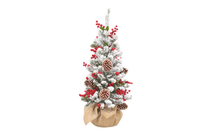 Mini Pinheiro Nevado c/Pinhas 90cm