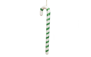 Bengala de Natal Verde e Branca
