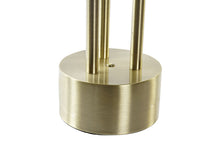 Carregar imagem no visualizador da galeria, Candeeiro de Mesa Dourado em Metal e Linho 67cm
