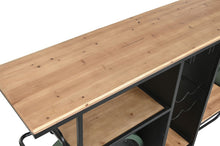 Carregar imagem no visualizador da galeria, Mota Verde Garrafeira em Metal e Madeira
