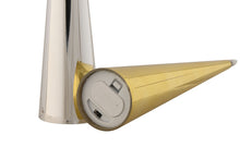 Carregar imagem no visualizador da galeria, Vela LED em PVC Prateado e Dourado 28cm
