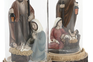 Presépio c/LED em Cúpula de Vidro