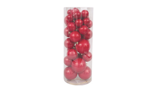 Conjunto de 36 Bolas Vermelhas