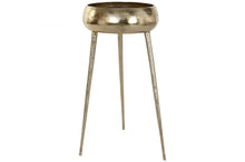Carregar imagem no visualizador da galeria, Floreira em Alumínio Dourado 77cm
