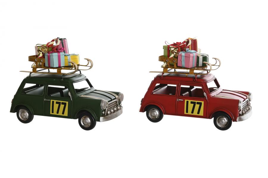 Carro de Natal em Metal