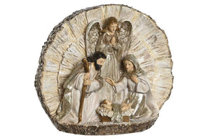 Presépio Dourado em Resina