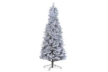 Carregar imagem no visualizador da galeria, Árvore de Natal Nevada com LED 210cm
