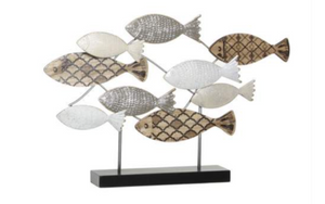 Decoração Peixes em Metal