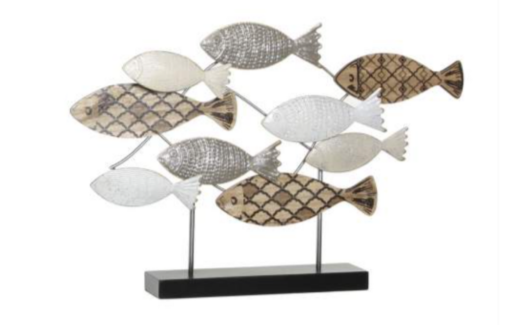 Decoração Peixes em Metal